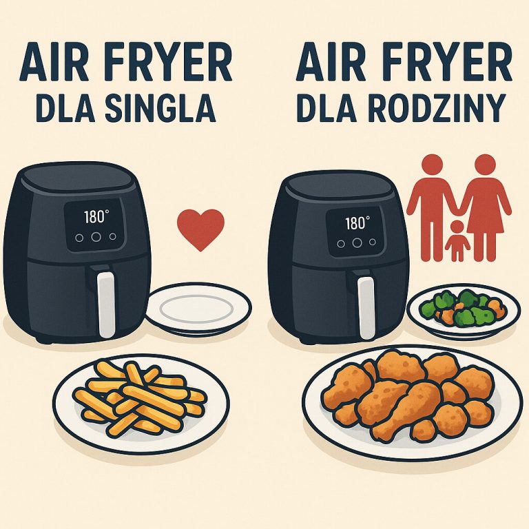 Air Fryer dla singla vs. dla rodziny – jaką pojemność wybrać