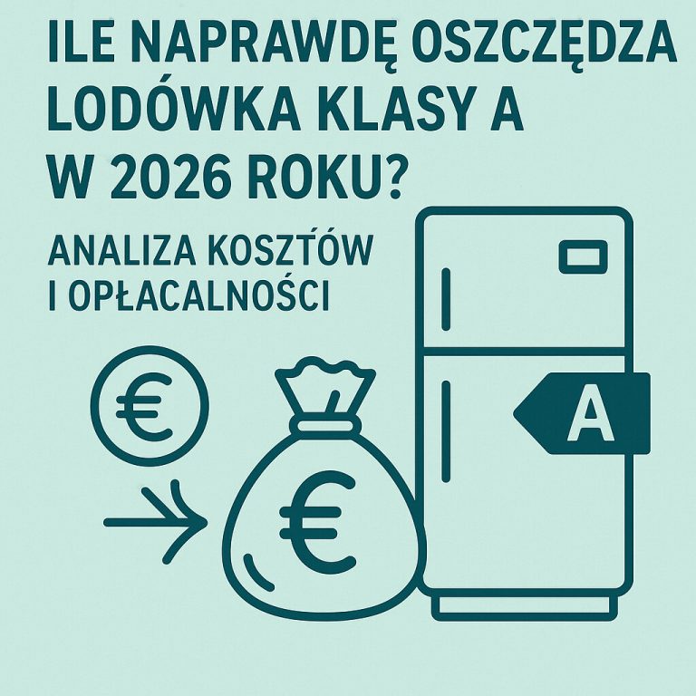 Ile naprawdę oszczędza lodówka klasy A w 2026 roku Analiza kosztów i opłacalności.