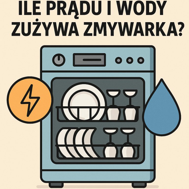 Ile prądu i wody zużywa zmywarka