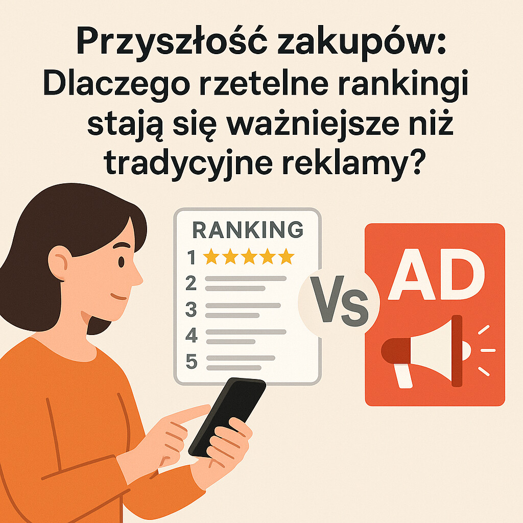 Przyszłość zakupów Dlaczego rzetelne rankingi stają się ważniejsze niż tradycyjne reklamy