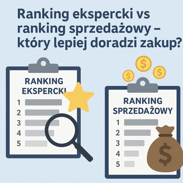 Ranking ekspercki vs ranking sprzedażowy – który lepiej doradzi zakup