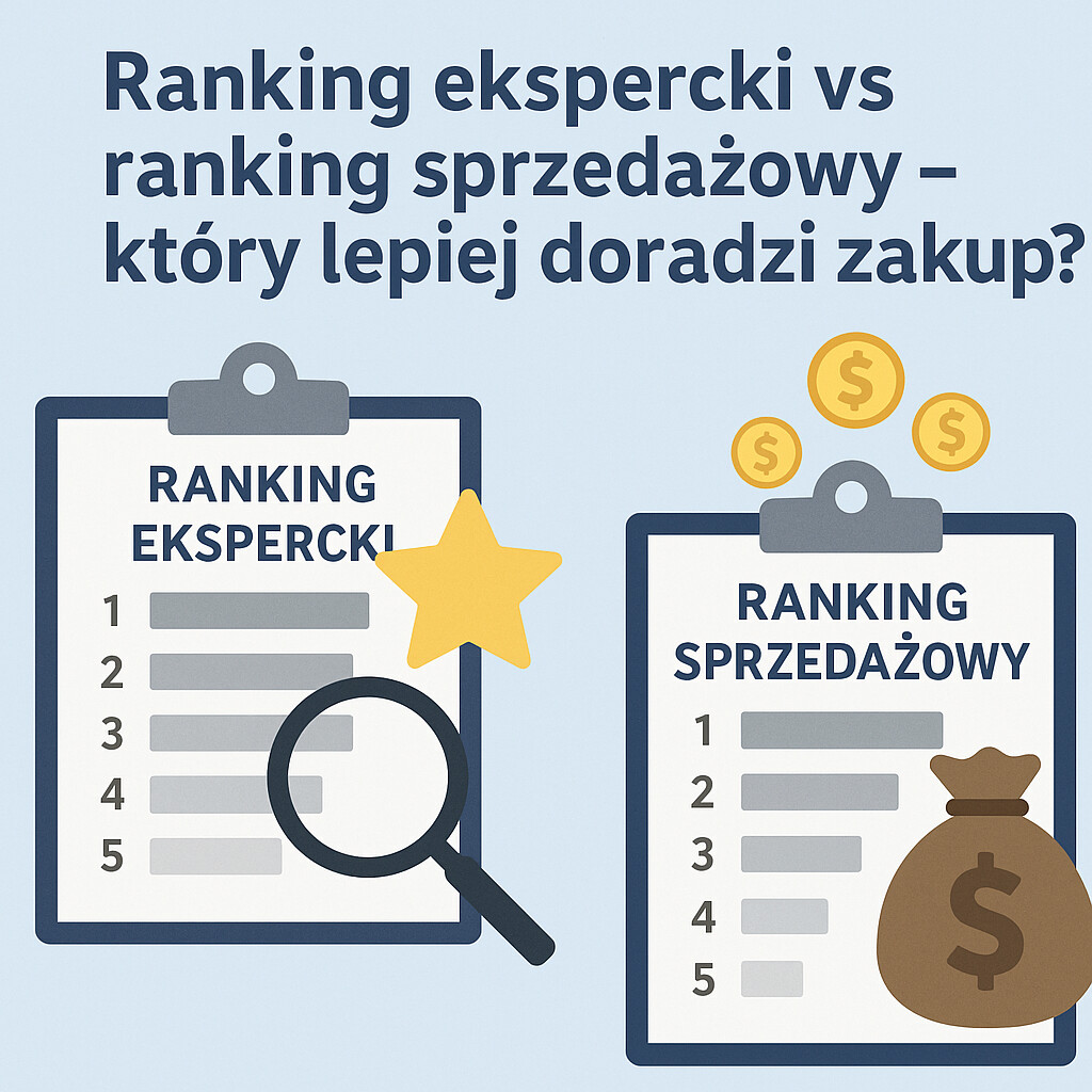 Ranking ekspercki vs ranking sprzedażowy – który lepiej doradzi zakup