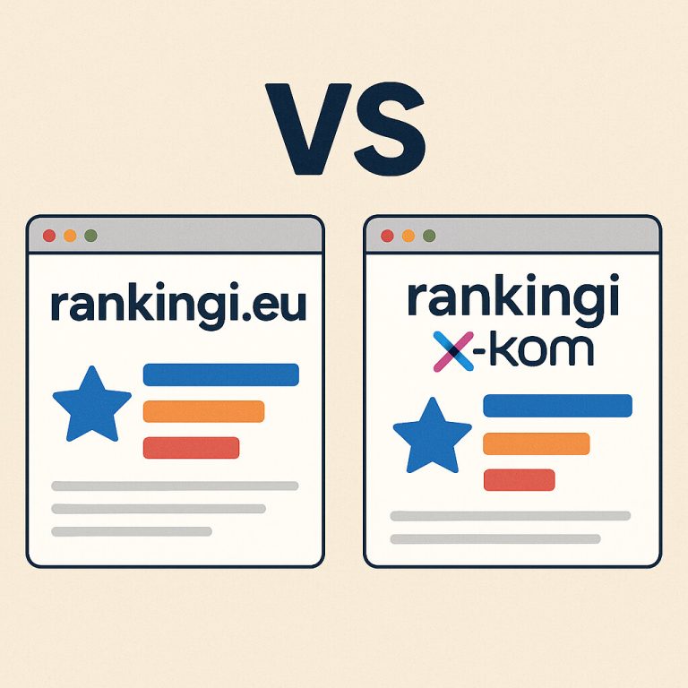 Rankingi.eu vs rankingi x-kom