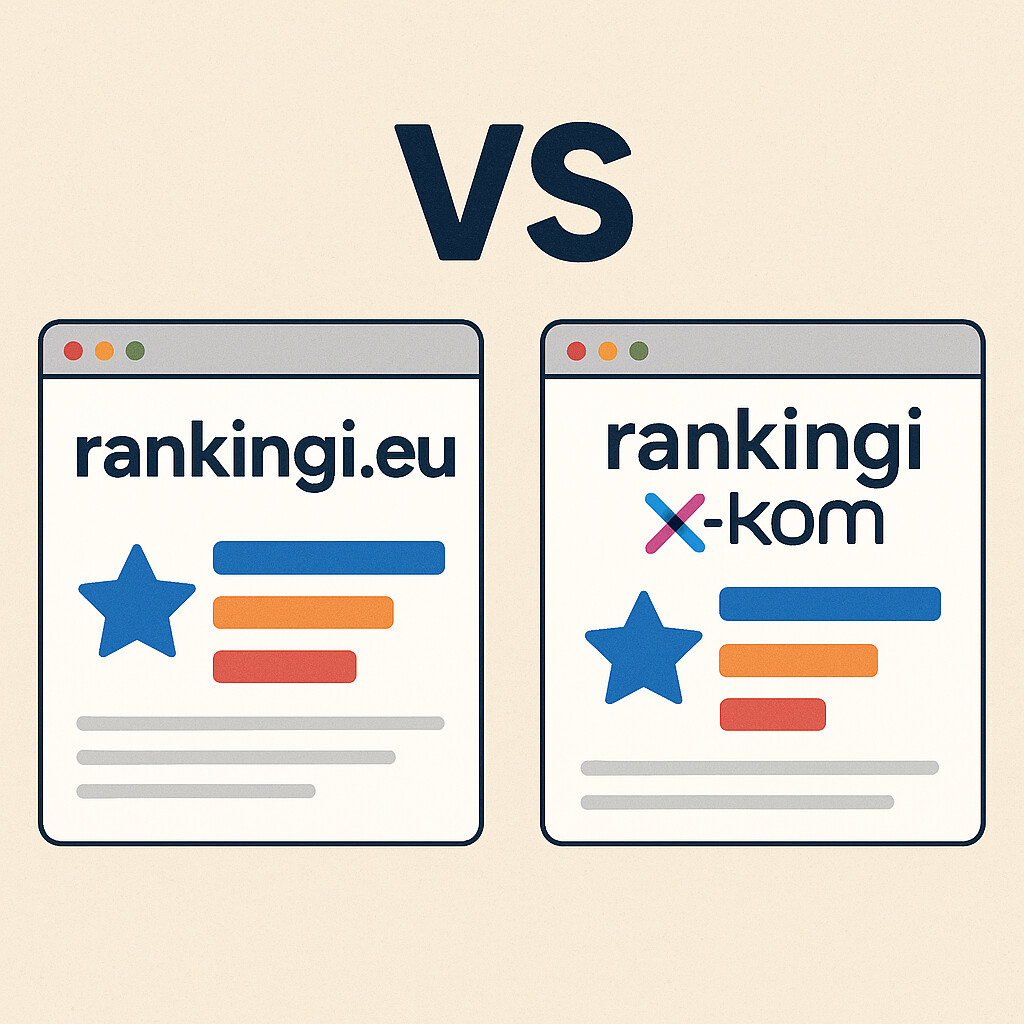 Rankingi.eu vs rankingi x-kom