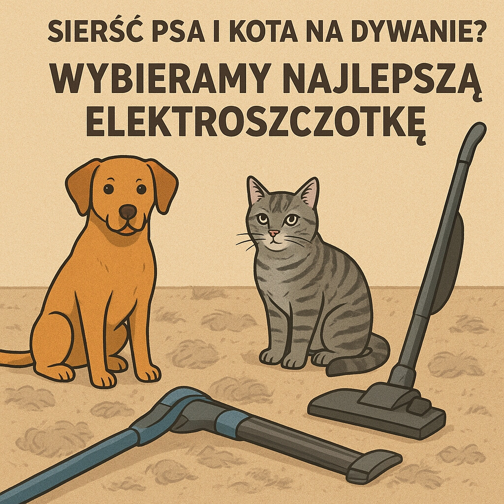 Sierść psa i kota na dywanie Wybieramy najlepszą elektroszczotkę.