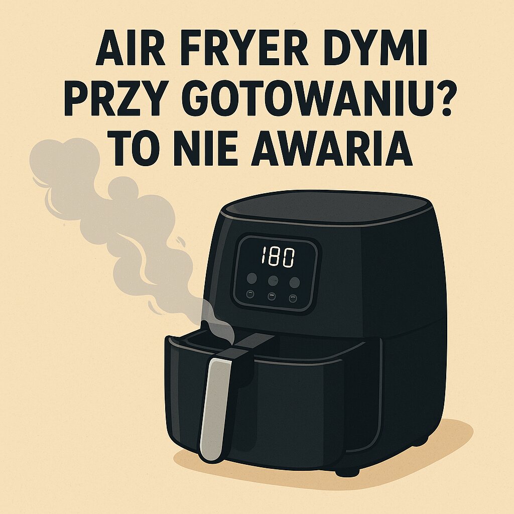 Air fryer dymi przy gotowaniu To nie awaria