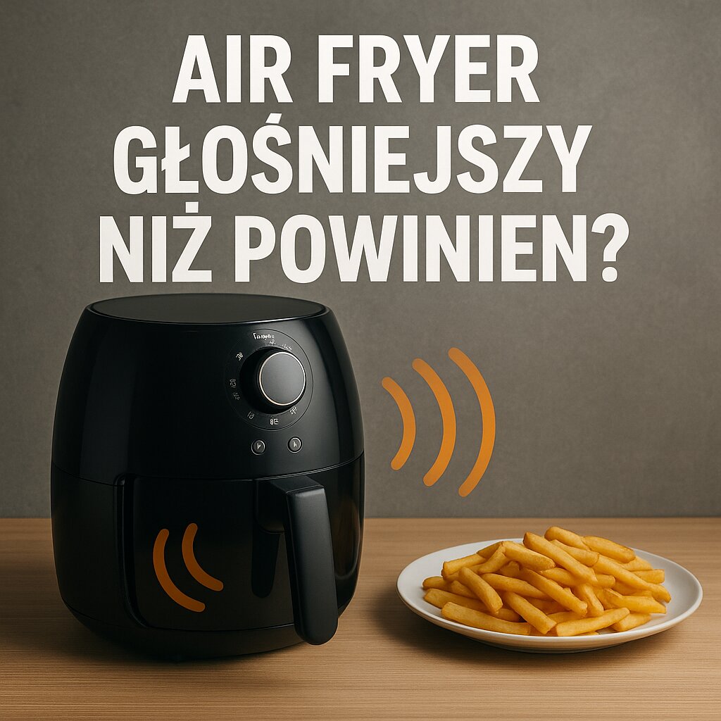 Air fryer głośniejszy niż powinien