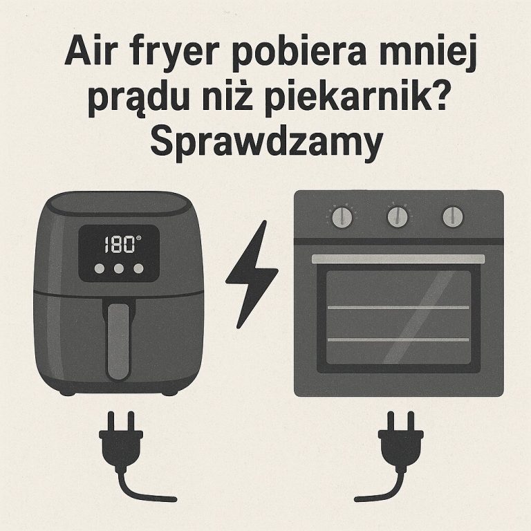 Air fryer pobiera mniej prądu niż piekarnik Sprawdzamy