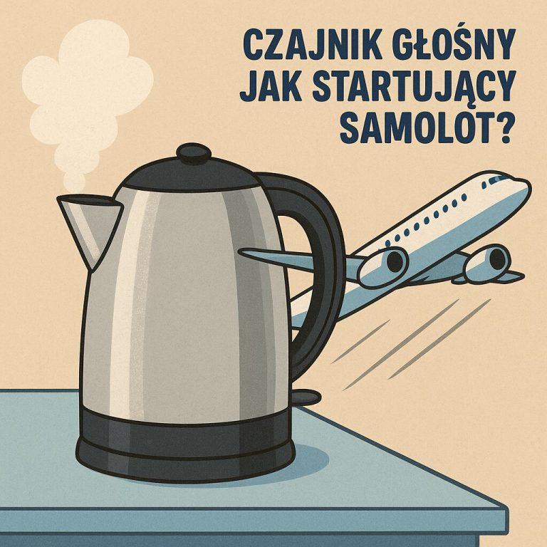 Czajnik głośny jak startujący samolot
