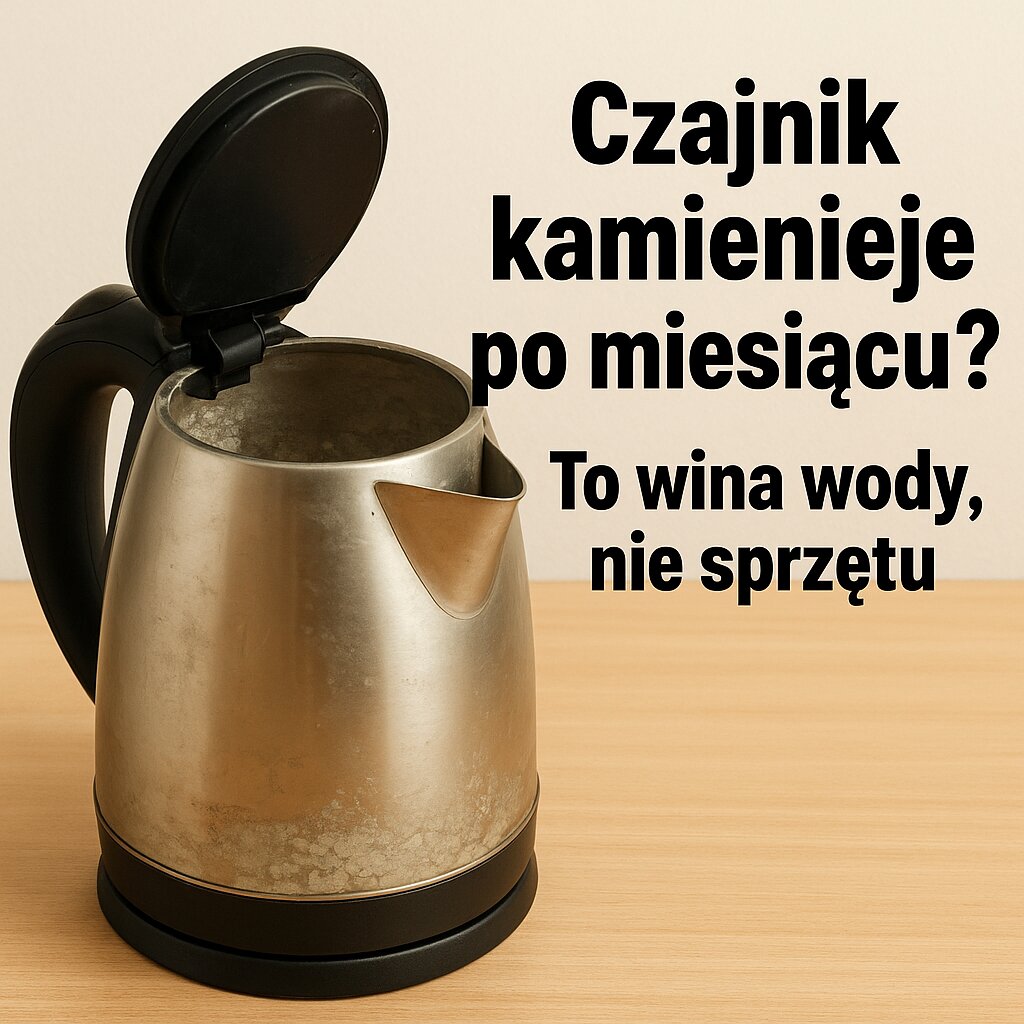 Czajnik kamienieje po miesiącu To wina wody, nie sprzętu