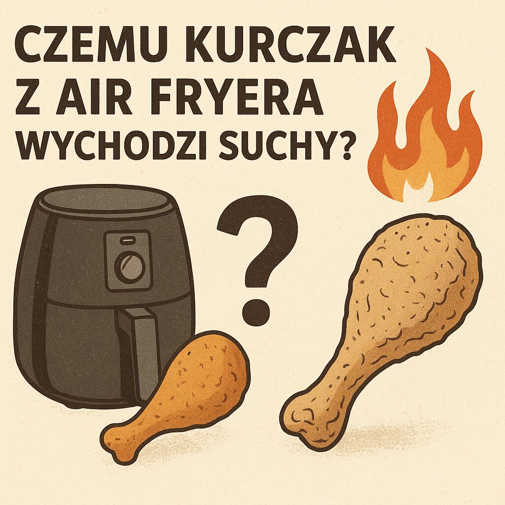 Czemu kurczak z Air Fryera wychodzi suchy