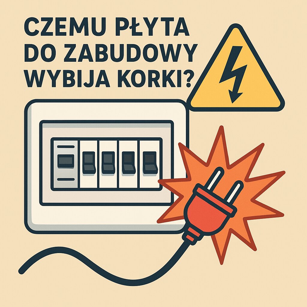 Czemu płyta do zabudowy wybija korki