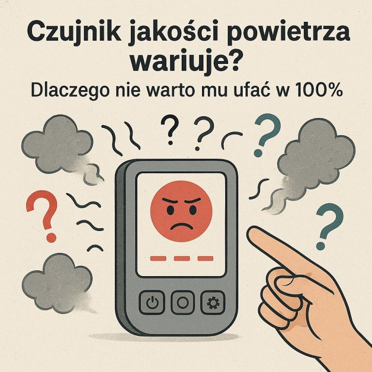 Czujnik jakości powietrza wariuje Dlaczego nie warto mu ufać w 100%