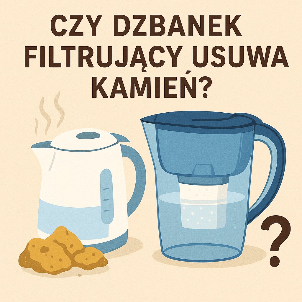 Czy dzbanek filtrujący usuwa kamień