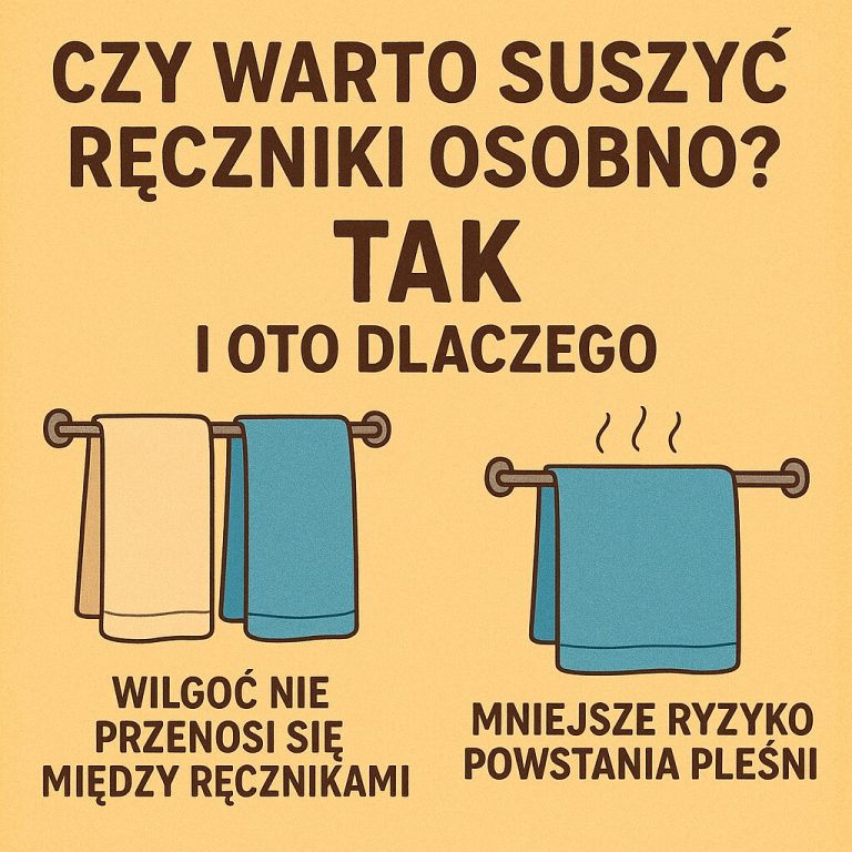 Czy warto suszyć ręczniki osobno Tak – i oto dlaczego