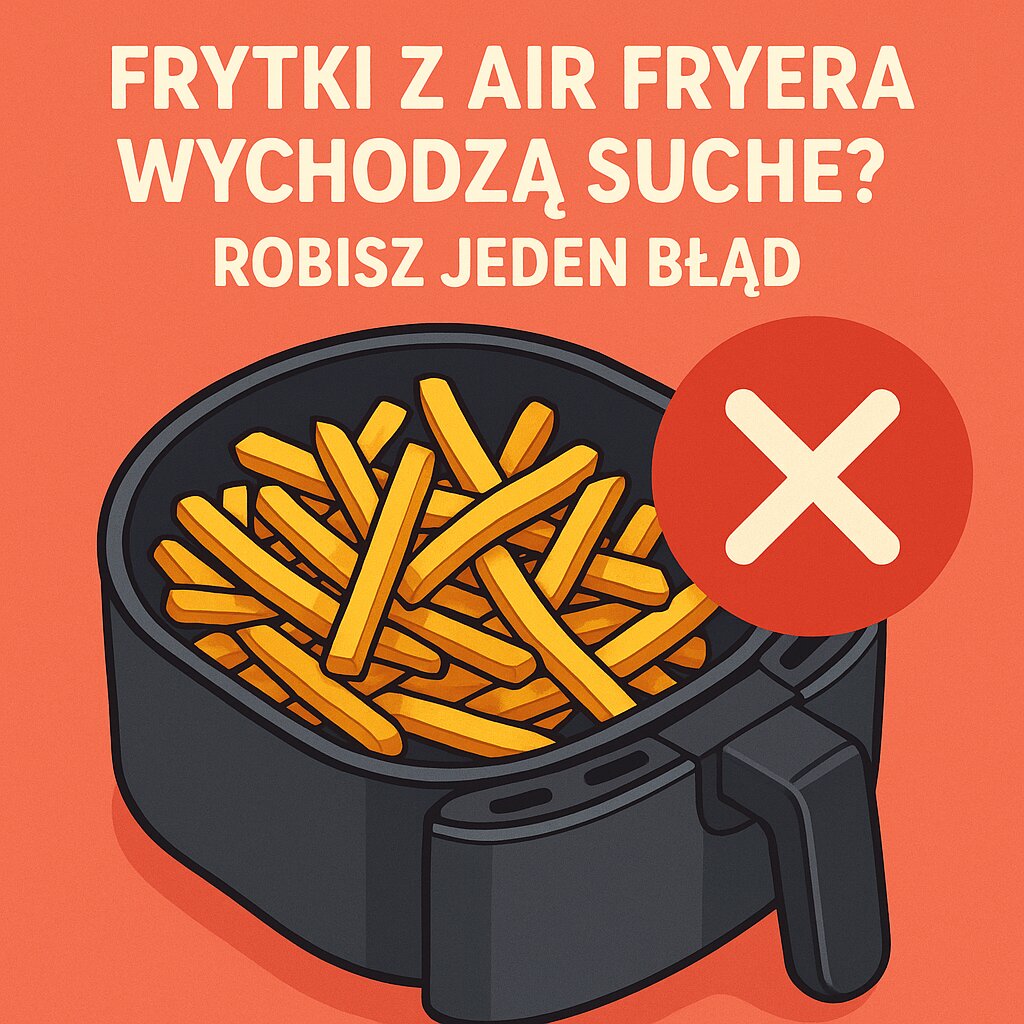 Frytki wychodzą suche Robisz jeden błąd