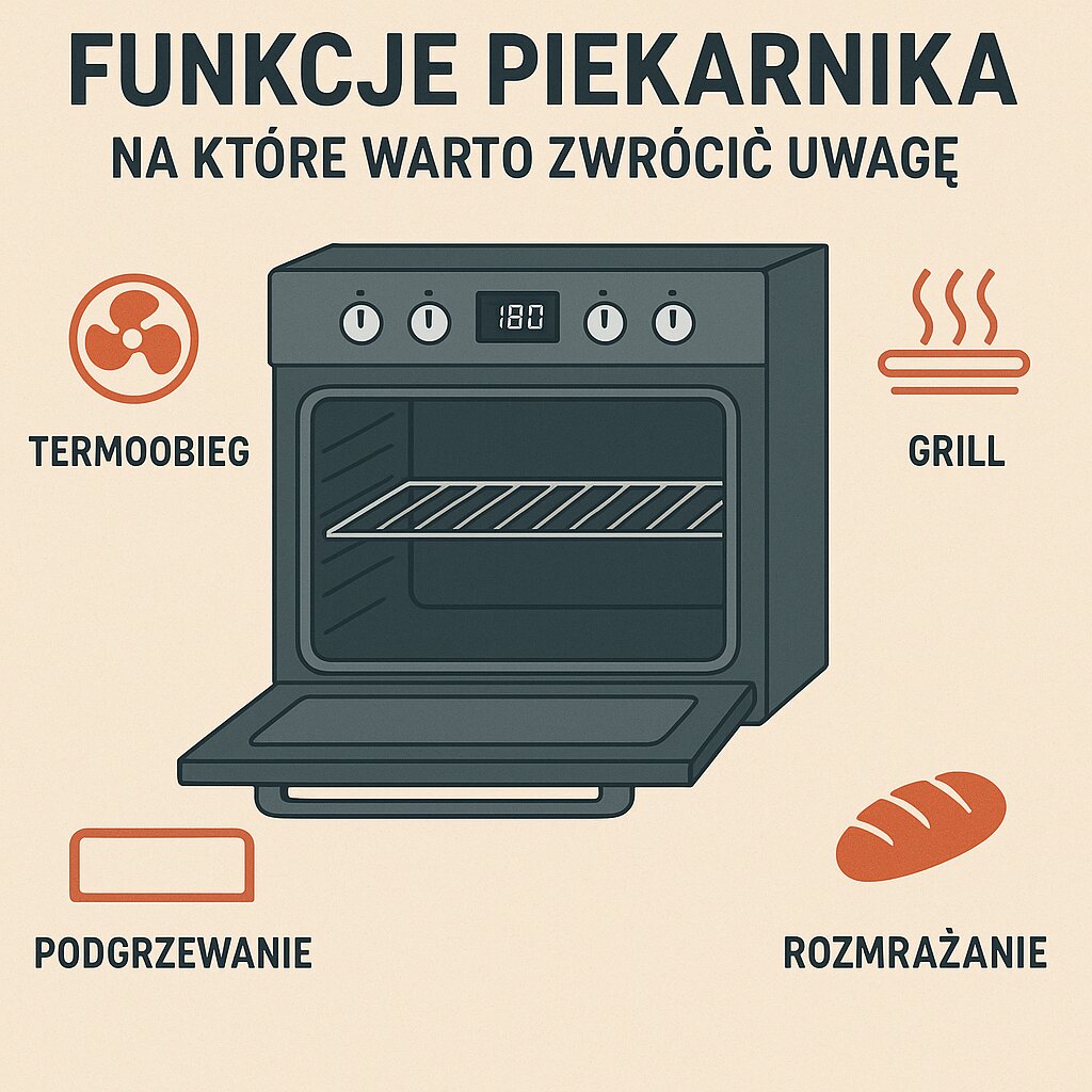 Funkcje piekarnika, na które warto zwrócić uwagę