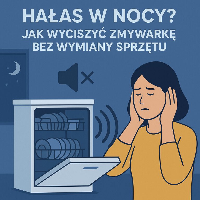 Hałas w nocy Jak wyciszyć zmywarkę bez wymiany sprzętu