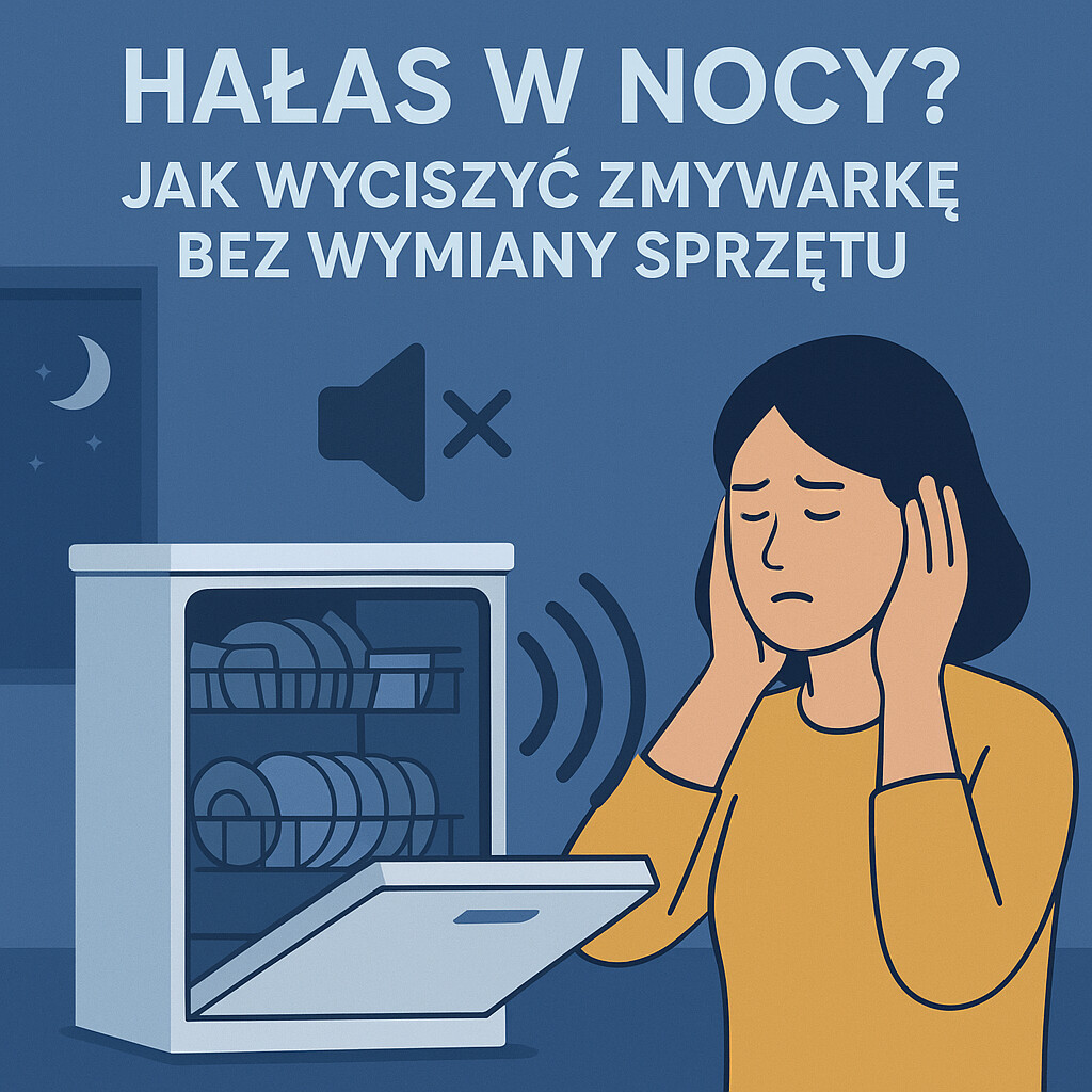 Hałas w nocy Jak wyciszyć zmywarkę bez wymiany sprzętu
