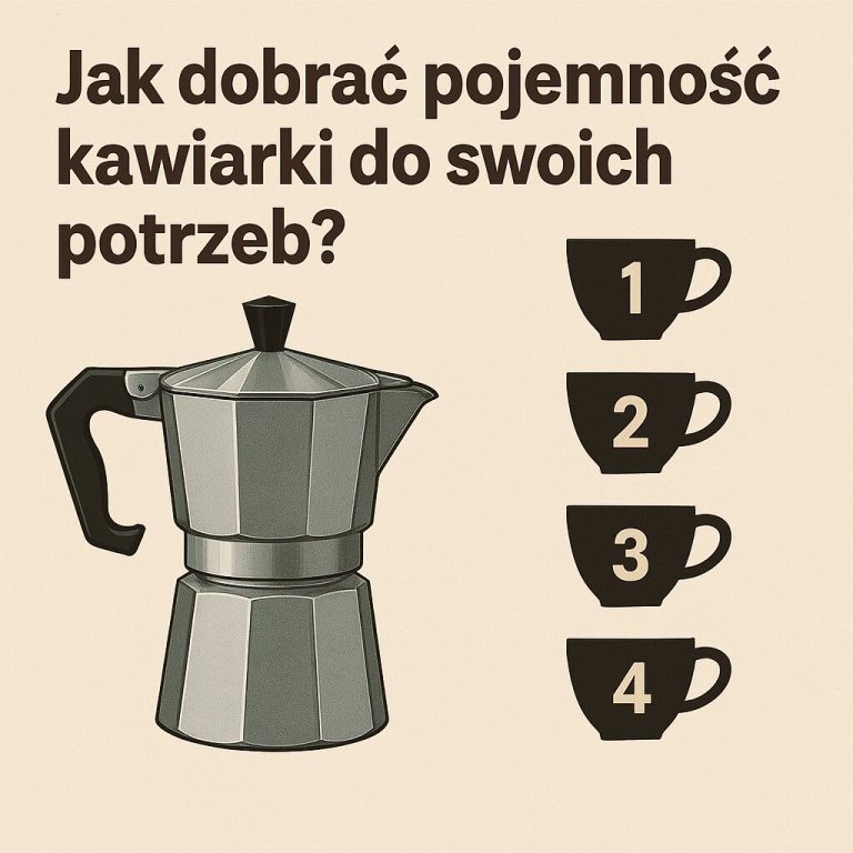 Jak dobrać pojemność kawiarki do swoich potrzeb