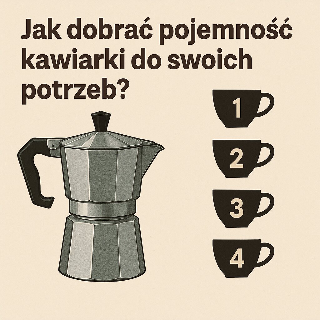 Jak dobrać pojemność kawiarki do swoich potrzeb