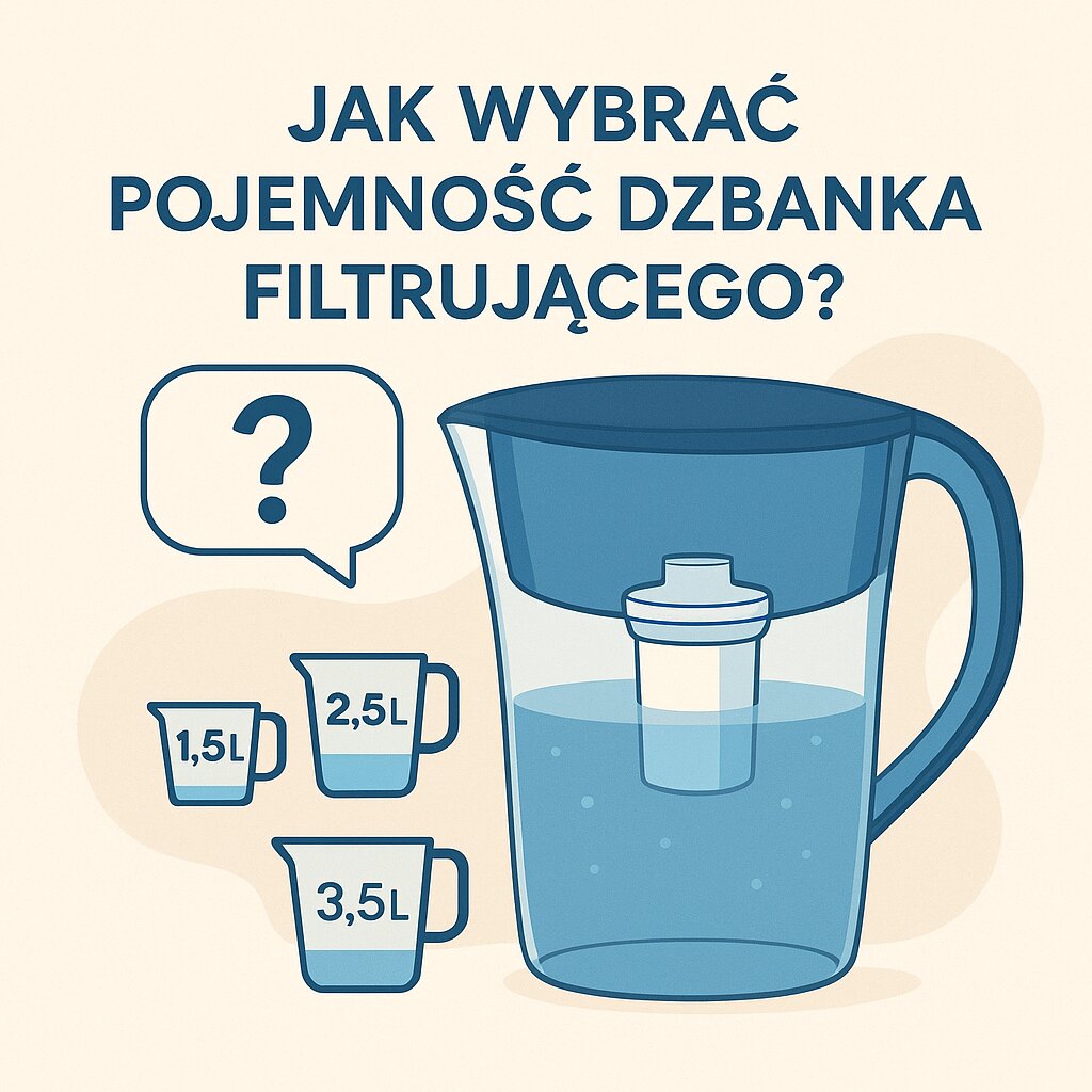 Jak wybrać pojemność dzbanka filtrującego