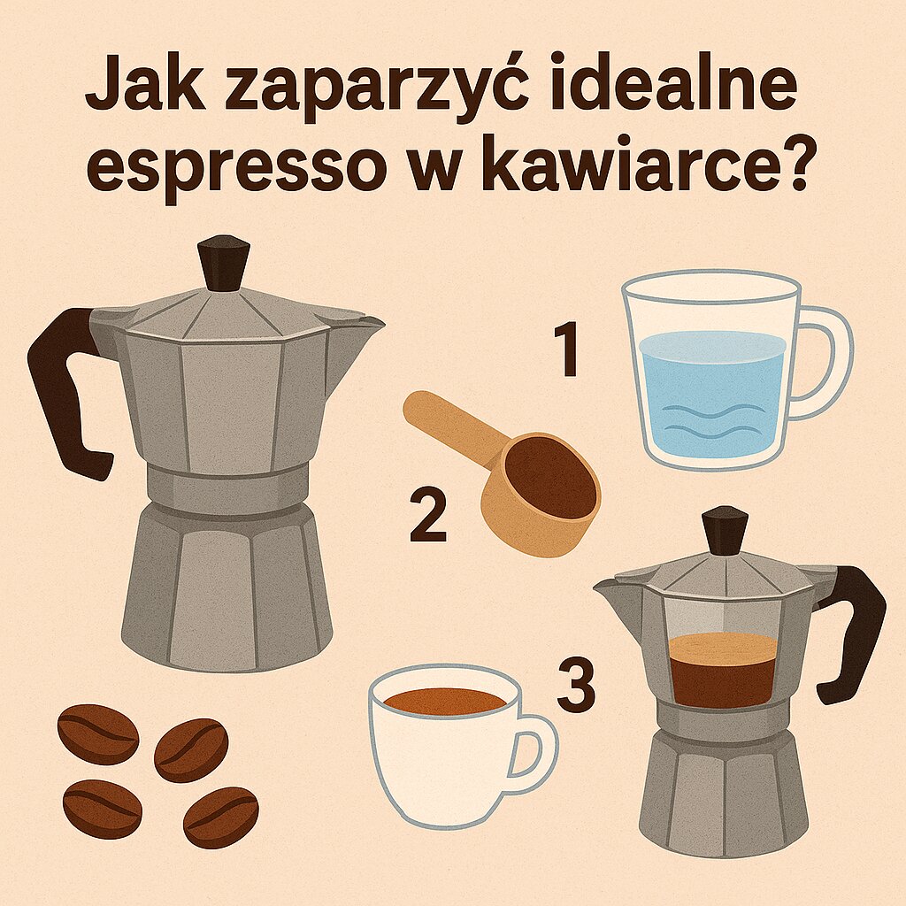 Jak zaparzyć idealne espresso w kawiarce