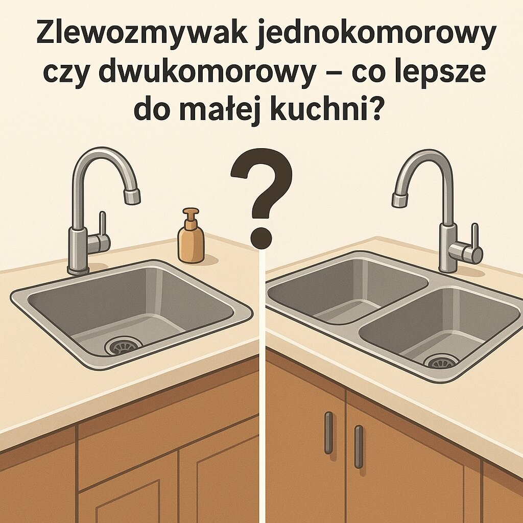 Jednokomorowy czy dwukomorowy – co lepsze do małej kuchni