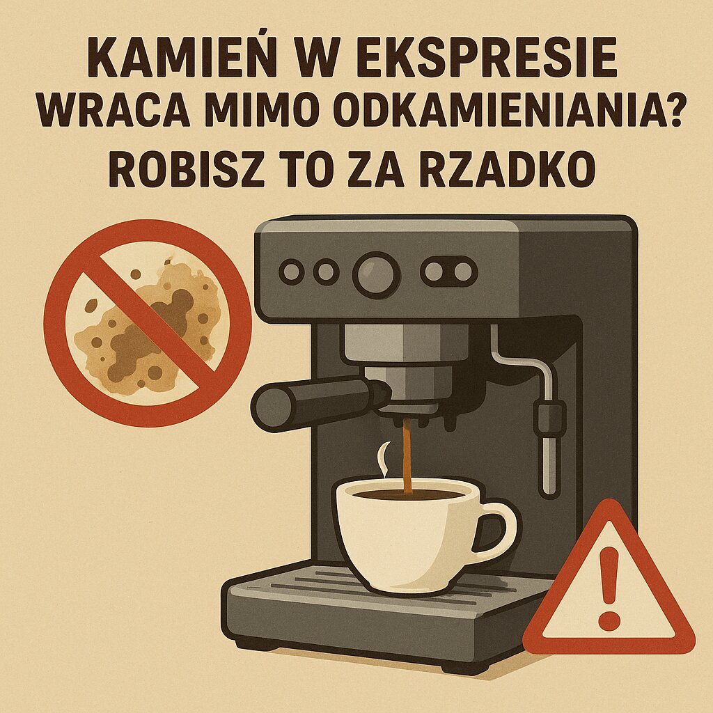 Kamień wraca mimo odkamieniania Robisz to za rzadko