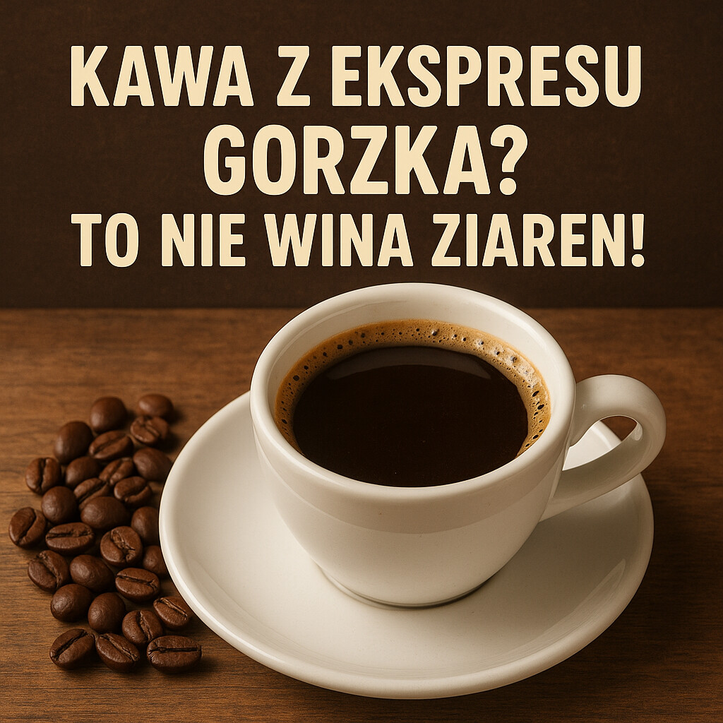 Kawa z ekspresu gorzka To nie wina ziaren!