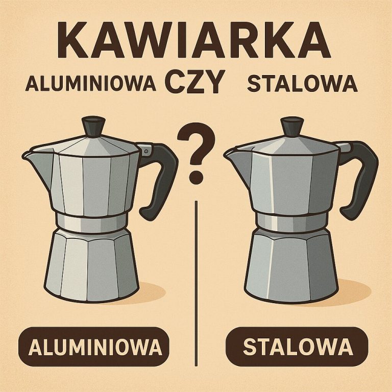 Kawiarka aluminiowa czy stalowa – którą wybrać