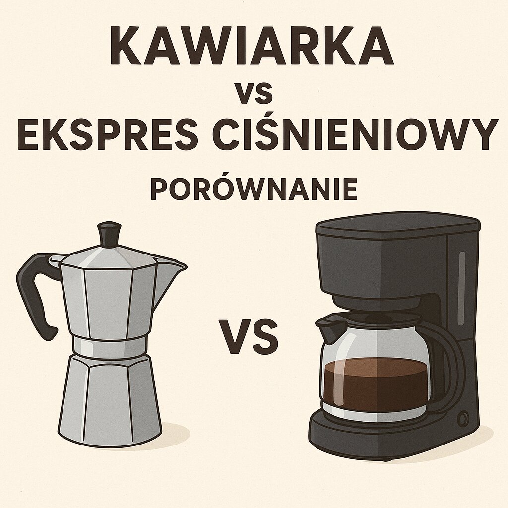 Kawiarka vs ekspres ciśnieniowy – porównanie