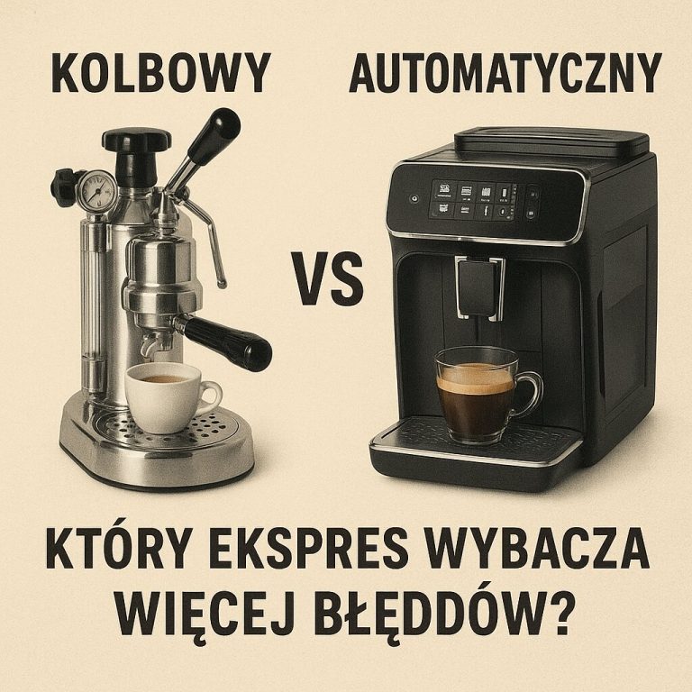 Kolbowy vs automatyczny – który ekspres wybacza więcej błędów