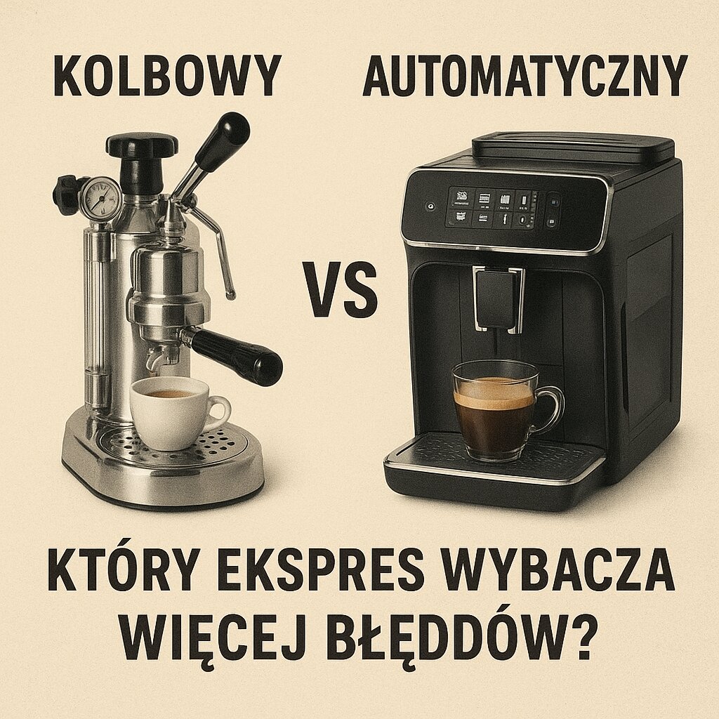 Kolbowy vs automatyczny – który ekspres wybacza więcej błędów