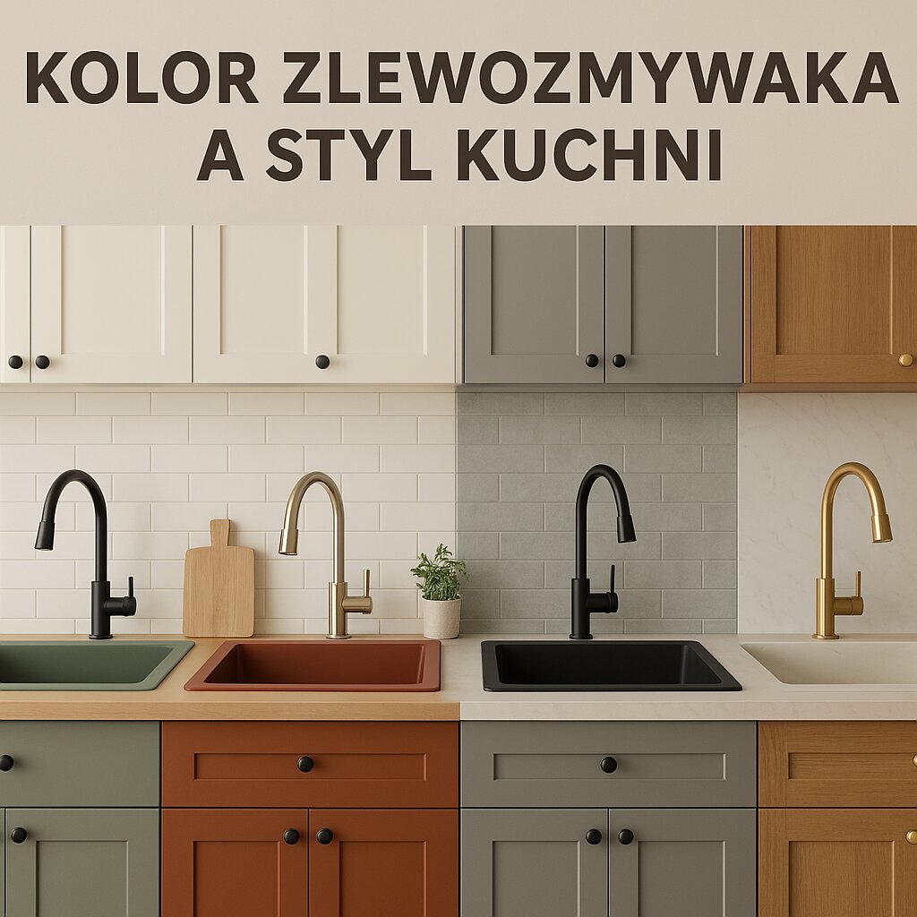Kolor zlewozmywaka a styl kuchni