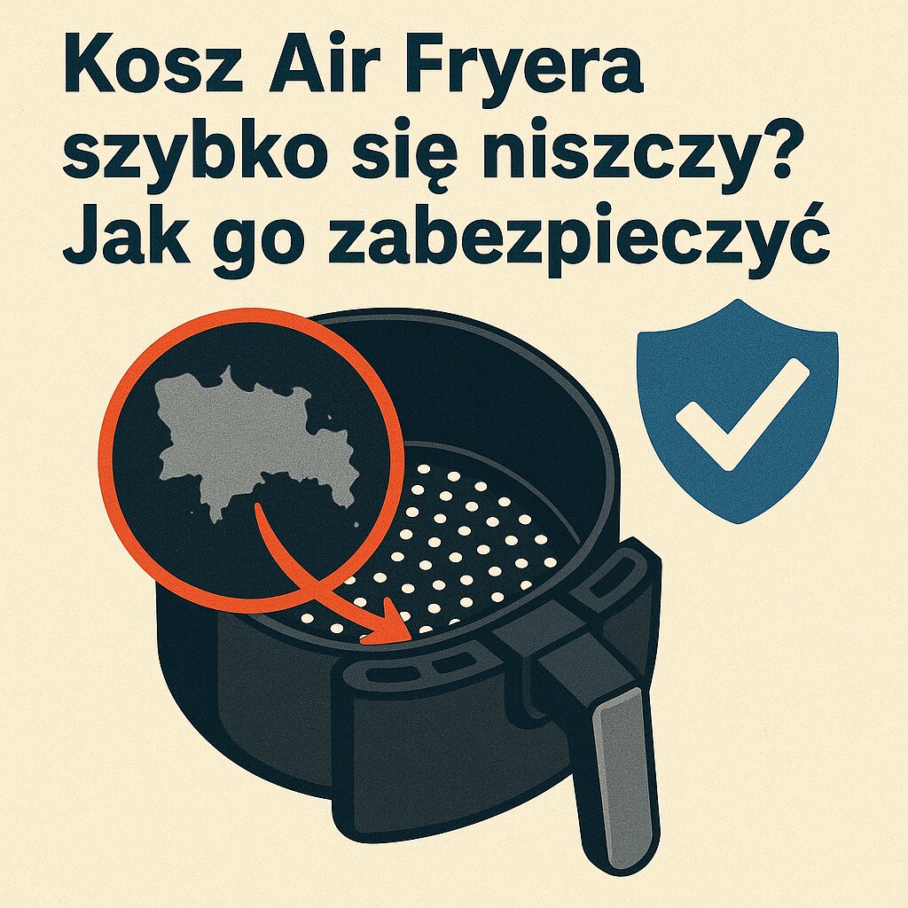 Kosz Air Fryera szybko się niszczy Jak go zabezpieczyć