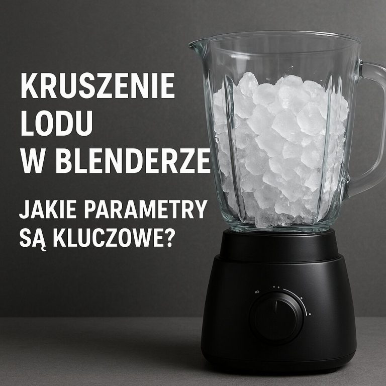 Kruszenie lodu w blenderze – jakie parametry są kluczowe