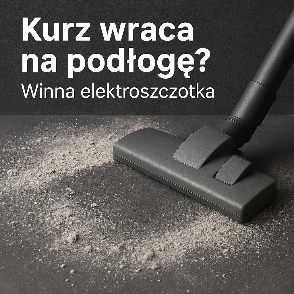 kurz wraca na podłogę winna elektroszczotka