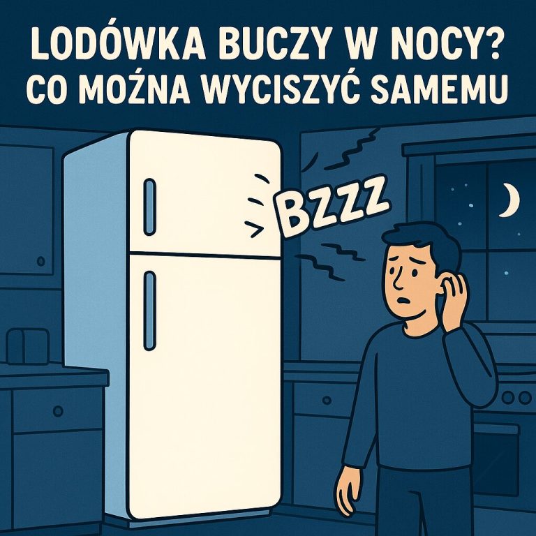 Lodówka buczy w nocy Co można wyciszyć samemu