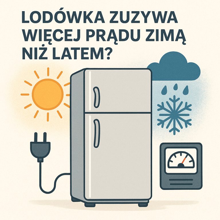 Lodówka zużywa więcej prądu zimą niż latem
