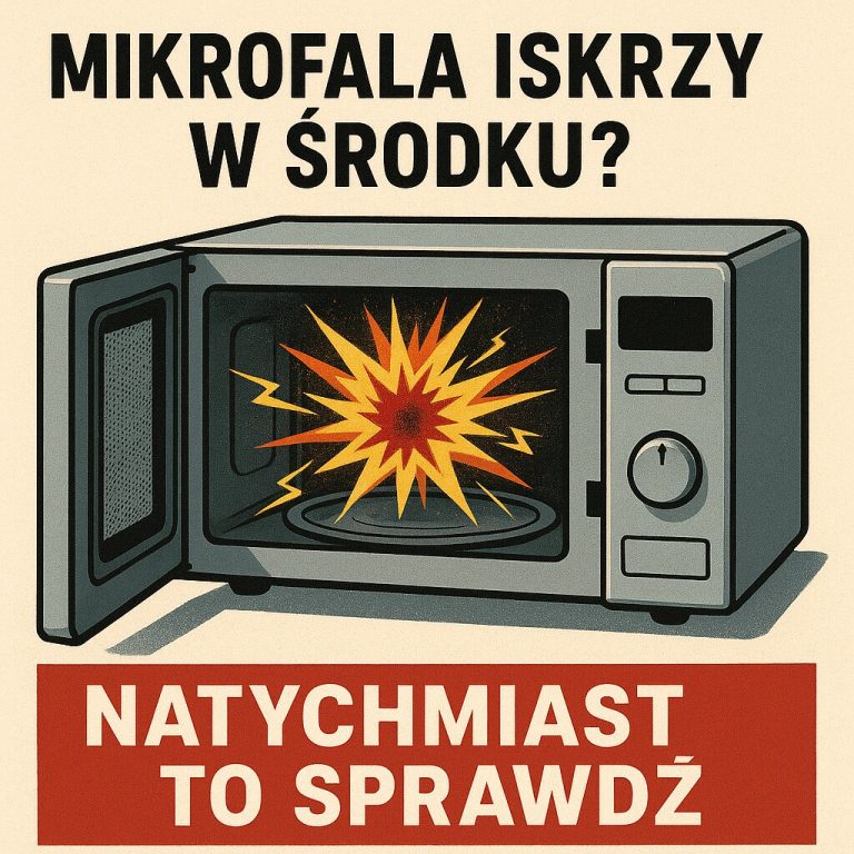 Mikrofala iskrzy w środku Natychmiast to sprawdź