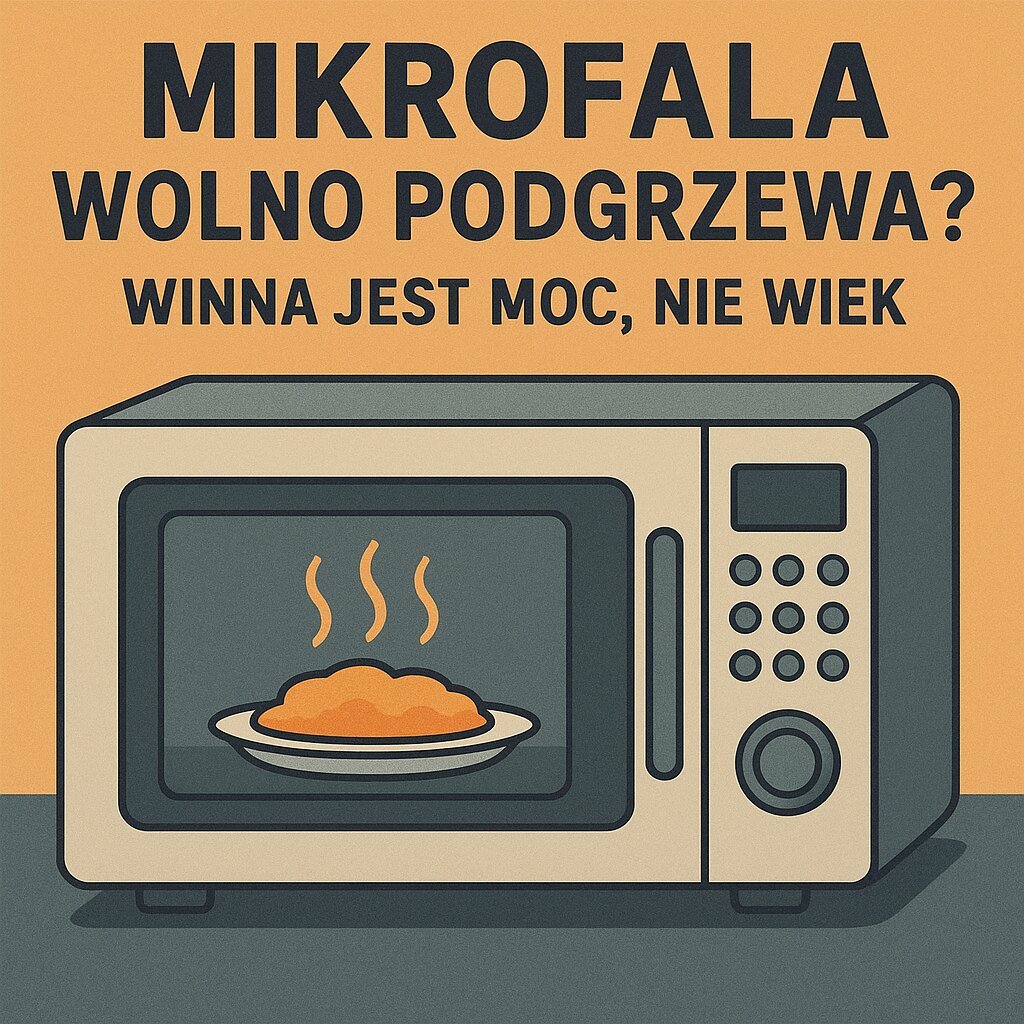 Mikrofala wolno podgrzewa Winna jest moc, nie wiek