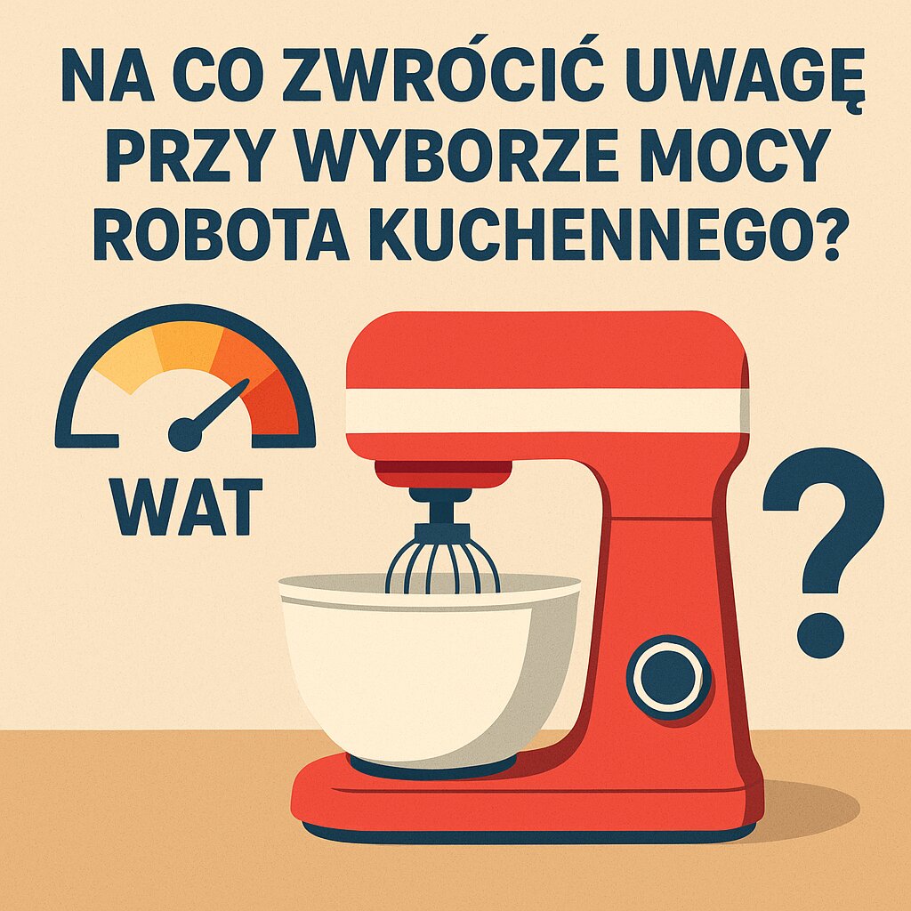 Na co zwrócić uwagę przy wyborze mocy robota kuchennego