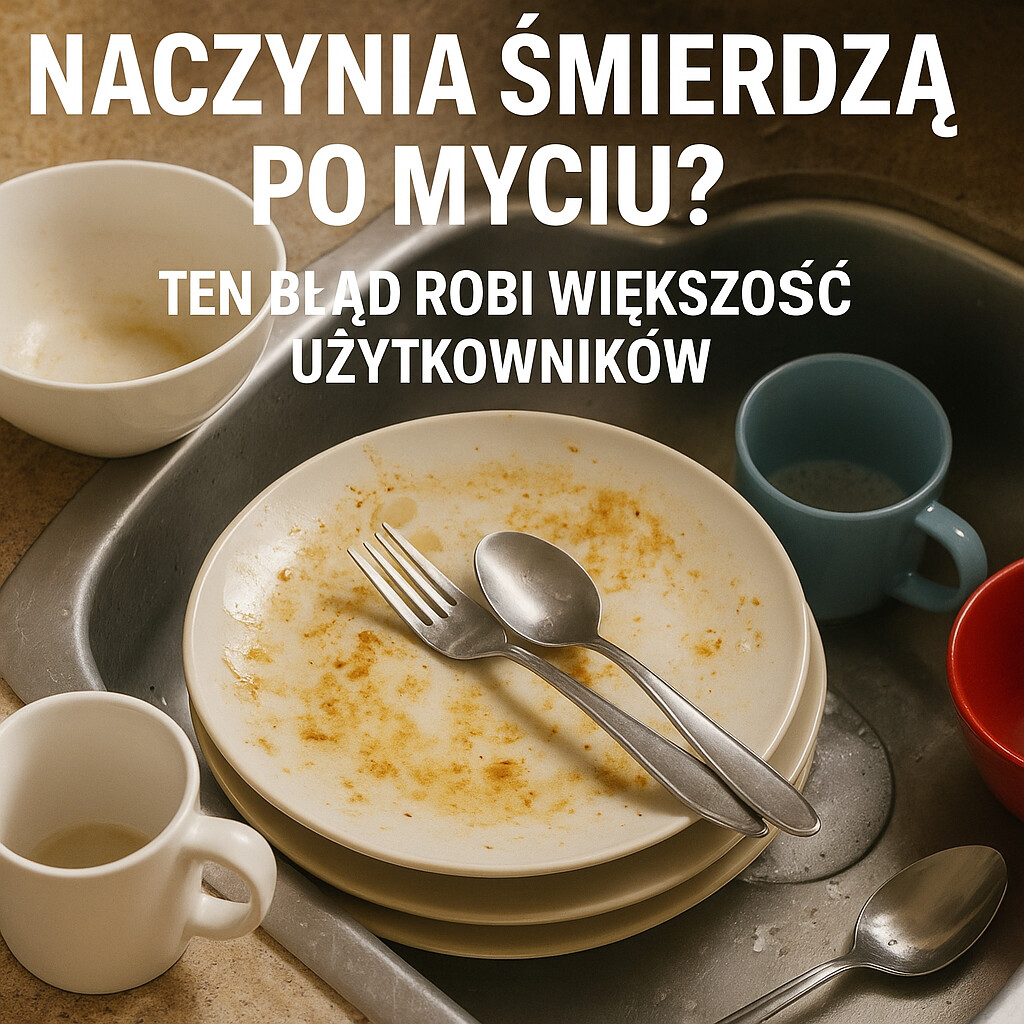 Naczynia śmierdzą po myciu Ten błąd robi większość użytkowników