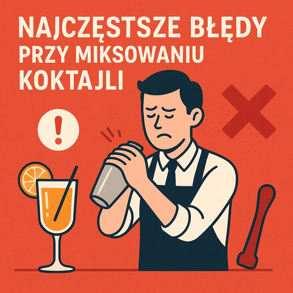 Najczęstsze błędy przy miksowaniu koktajli