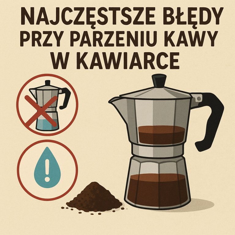 Najczęstsze błędy przy parzeniu kawy w kawiarce