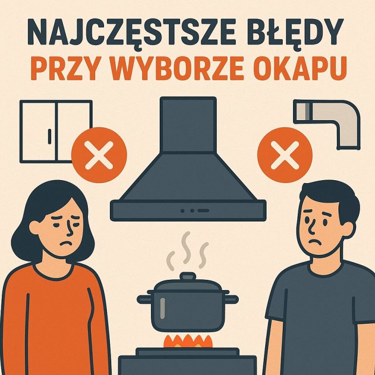 Najczęstsze błędy przy wyborze okapu