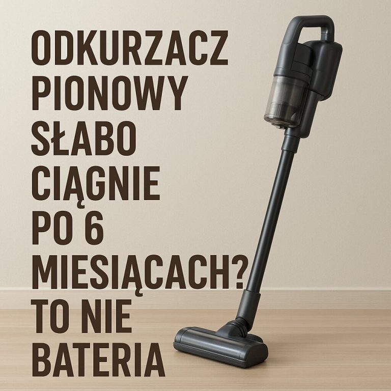 odkurzacz pionowy słabo ciągnie