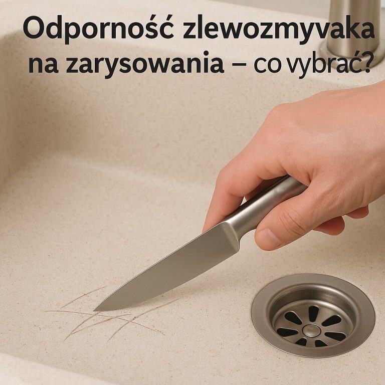 Odporność zlewozmywaka na zarysowania – co wybrać