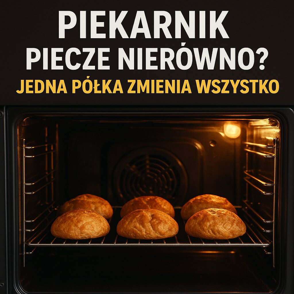 Piekarnik piecze nierówno Jedna półka zmienia wszystko